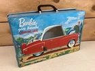 *Vtg 1965 Mattel Barbie Goes Travelin' Blue Carrying Case/  Airplane And Car