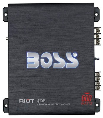 BOSS Audio Systems R3002 Riot Series Car Amplifier - 600 WATTS, black 