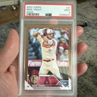 2023 Topps Mike Trout #27 Gold #/2023 Los Angeles Angels PSA 9