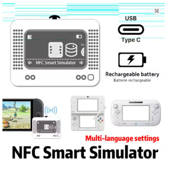 Amiibo NFC Pixl Emulator   Bluetooth Game Accessory for Switch 2 (2025)