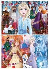 Clementoni Disney Frozen 2 Puzzlespiel je 20 Stück Cartoons 24759