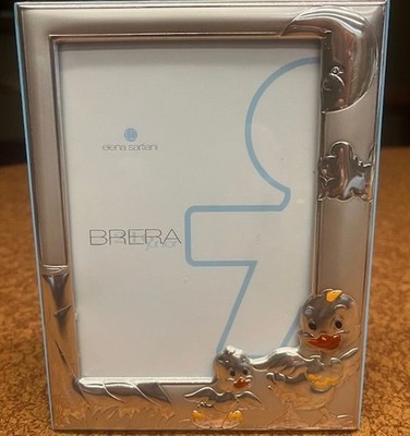 Brera Italy Sterling Silver Junior Picture Frame Perfect for a Child/Baby Photo!
