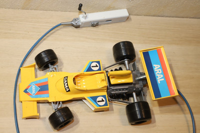 Gama, 4877 Rotomatic Formel 1, Tyrrel, ARAL  Unbespielt in OVP 1970's