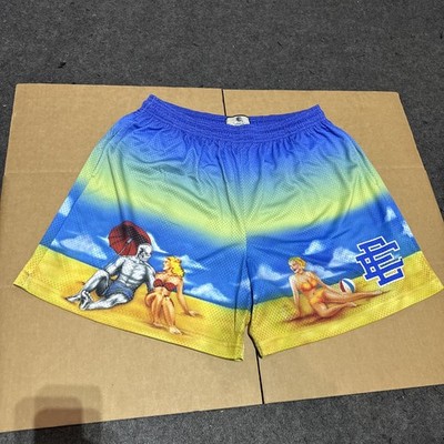 Warren Lotas x Eric Emanuel EE Mesh Shorts - Beach - Size XXL NWOT