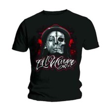 Image of Lil Wayne Unisex T-Shirt: Skull Sketch (Large)