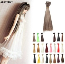 15 100cm DIY Doll Wigs Hair For BJD/SD Doll Hair Multi-colors Straight Hair Wigs