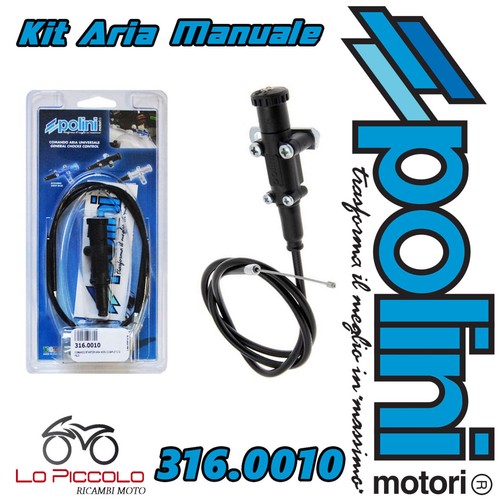 Kit Aria Manuale Polini Azul - Para Carburadores 12 A 26 Mm, Código 3160012