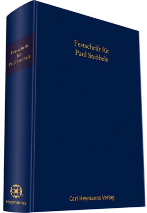 Thumbnail - Festschrift Für Paul Ströbele Franz Hacker 9783452292445