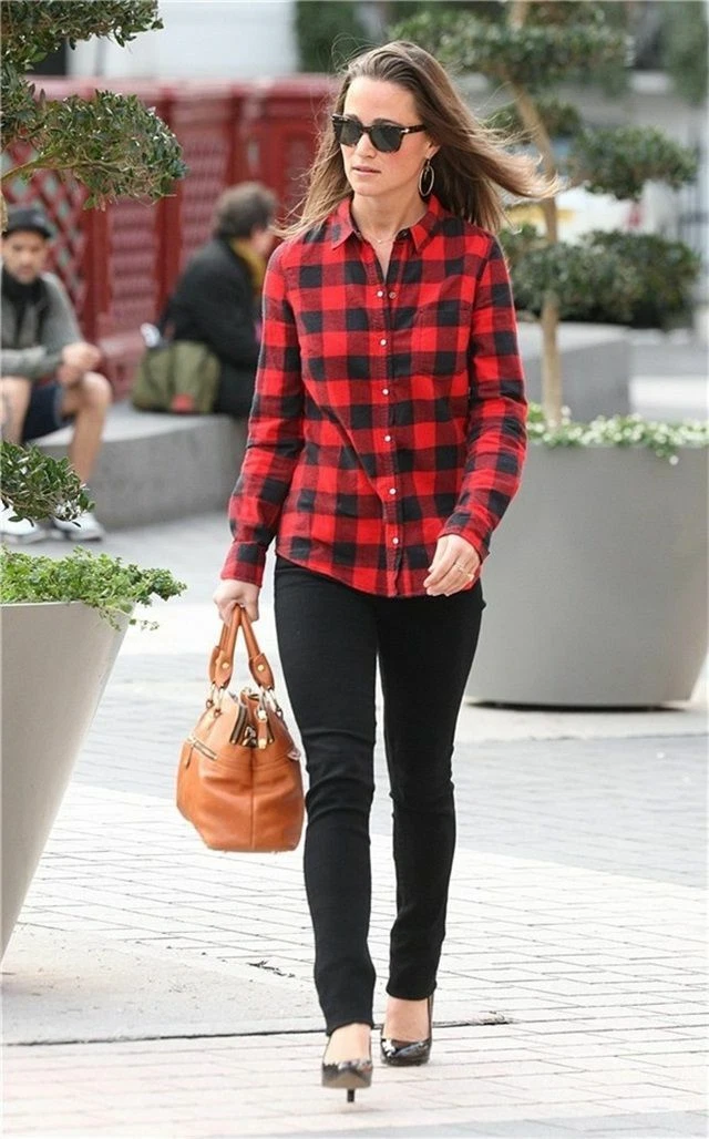 Camicia rossa shop zara