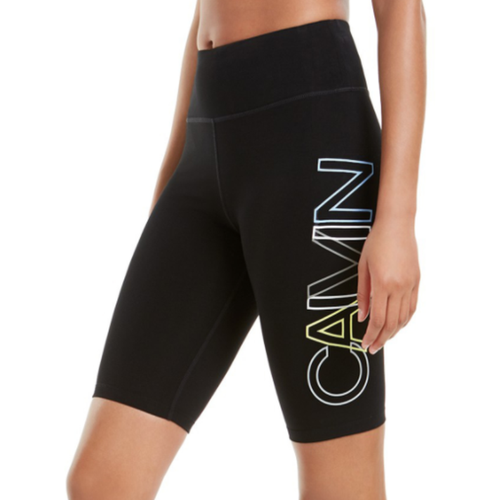Calvin Klein Performance 9 in. Outline Overlap Logo Bike Shorts Black XS |  eBay