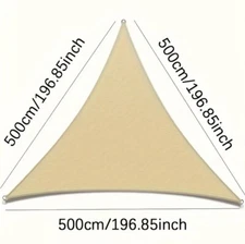 Waterproof Shade Sail Patio Awning Outdoor Garden Pool Sun Canopy Shelter Cover