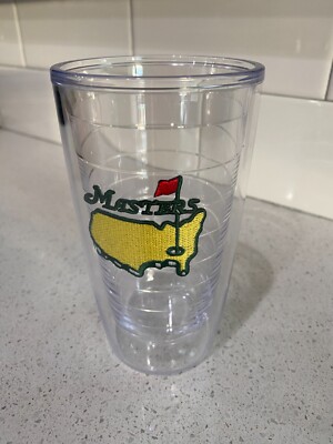 Brand New Clear Masters Tervis Tumbler 16 oz Drink Cup Drinking Augusta 2024
