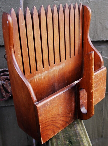 Antique Primitive HANDMADE WOOD CRANBERRY/BLUEBERRY HARVESTING SCOOP ...