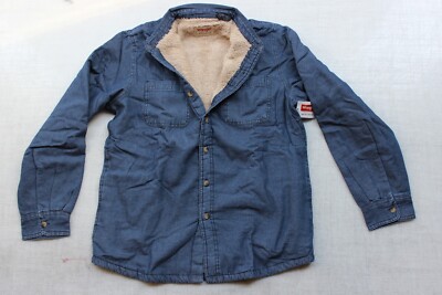 Wrangler Men's Long Sleeve Sherpa Lined Denim Shirt
