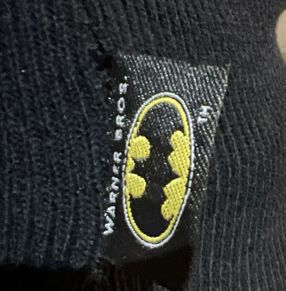 Gorra de esquí tejida bordada vintage Batman Dark Knight DC Comics niños Foto 4 de 4