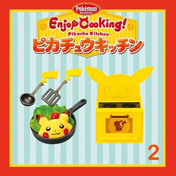 Re-ment Pokemon Enjoy Cooking Pikachu Kitchen