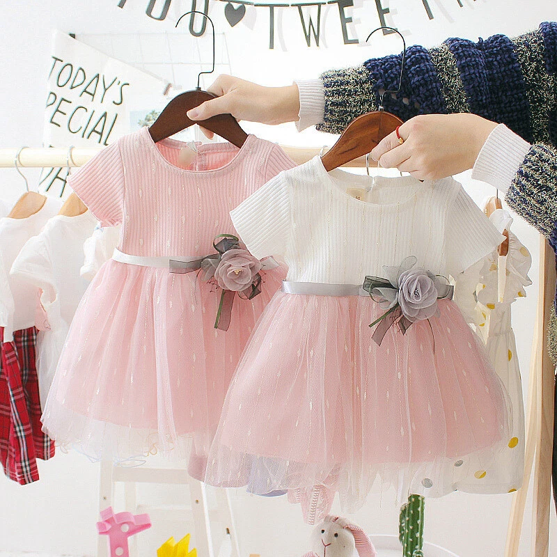 Newborn Baby Girl Dress for Girl 1 Year Birthday Cute Princess Toddler Dresses