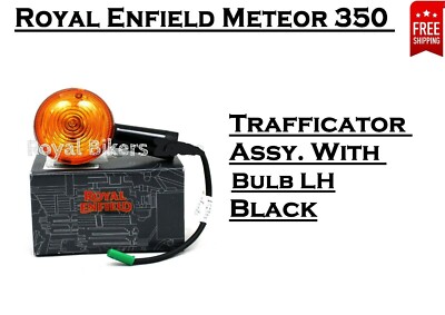 Royal Enfield - Meteor 350 / Black Trafficator Assy /  With Bulb LH And RH Side