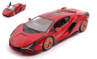 Burago 1/24 Lamborghini Sian Fkp 37 Rot Modellbau Statisches Modell Diecast