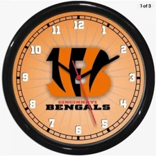 Cincinnati Bengals NFL Football Wall Clock 0724