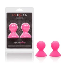 Cal Exotics Nipple Play Silicone Pro Nipple Suckers Pink - Fetish Nipple Play