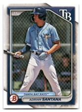 Adrian Santana 2024 Bowman Baseball #BP-61 Tampa Bay Rays Prospects