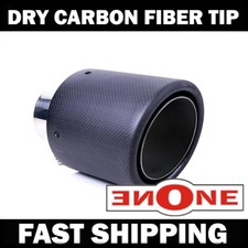 Mookeeh Mk1 Dry Carbon Fiber Tip 2.5 Inlet 4.0 Outlet Clamp On Muffler Tip