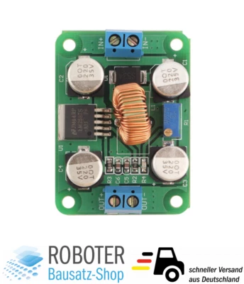 MAKERMIND Spannungswandler LM2587 DC-DC Step-Up Modul 30W 5A Arduino Boost Modul 3.5V-30V