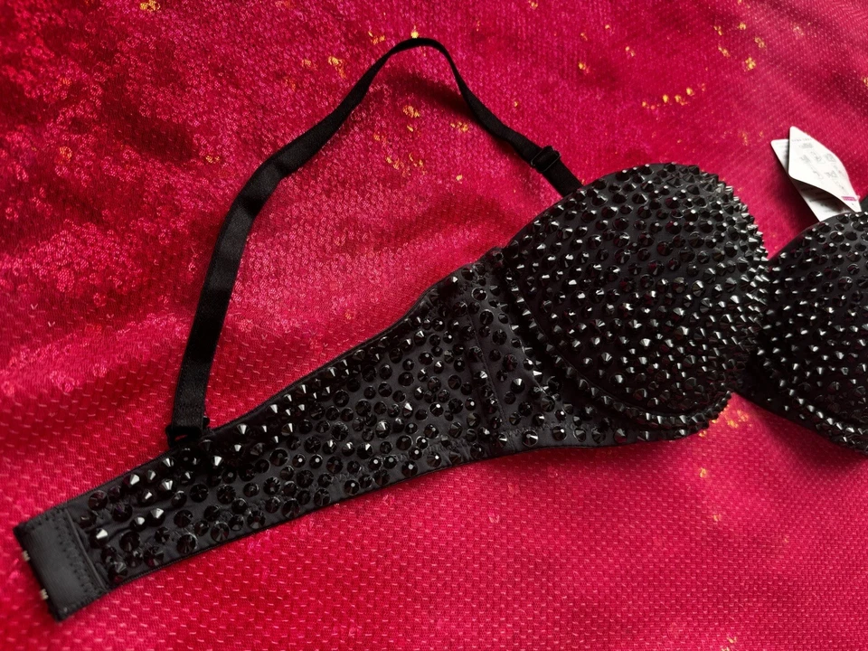 Sujetador de cristal hecho a mano, ropa interior sexy para mujer, sujetador para mujer " Foto 4 de 4