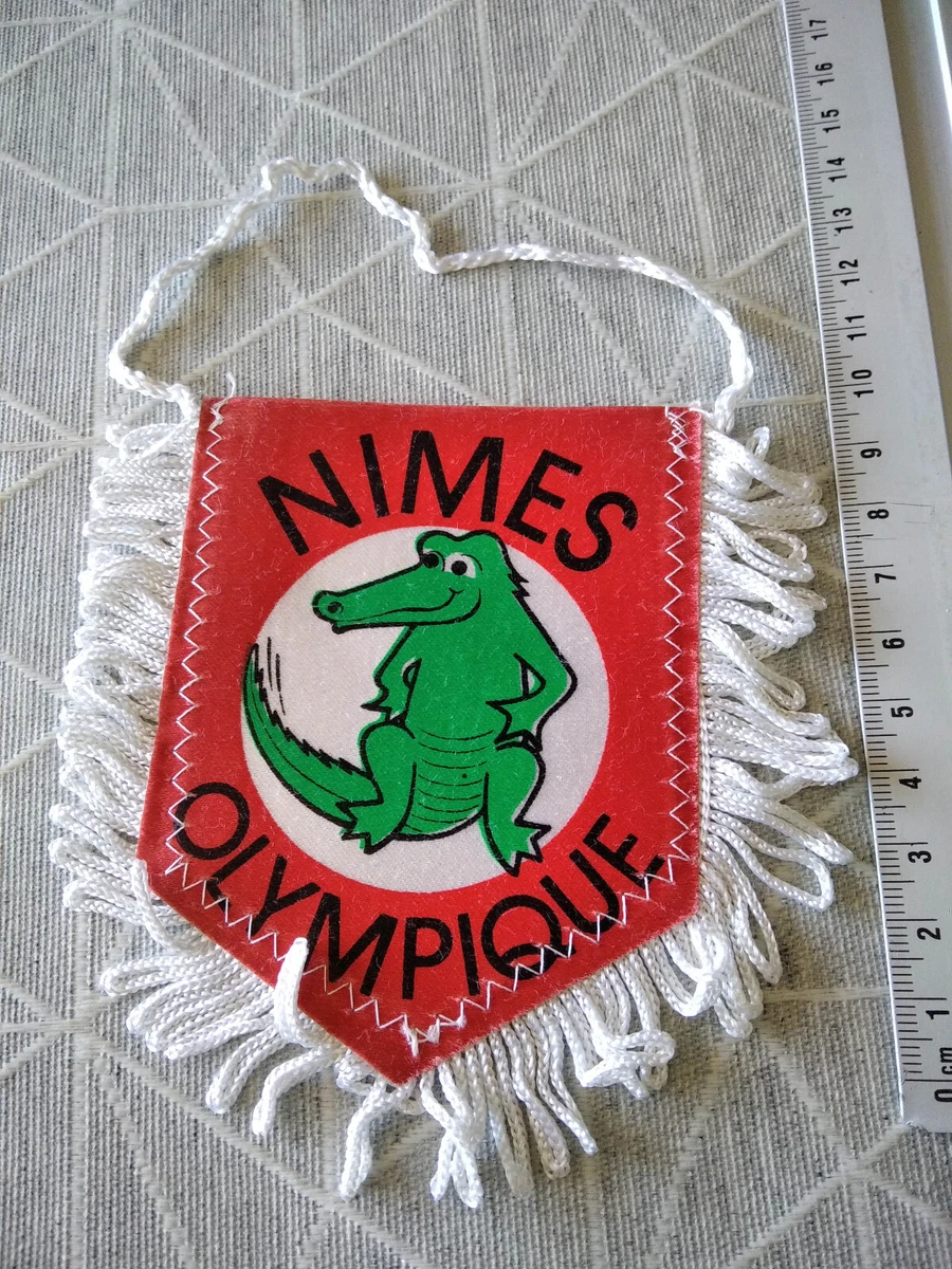 Nîmes Olympique Third football shirt 1995 - 1996. Sponsored by Cacharel