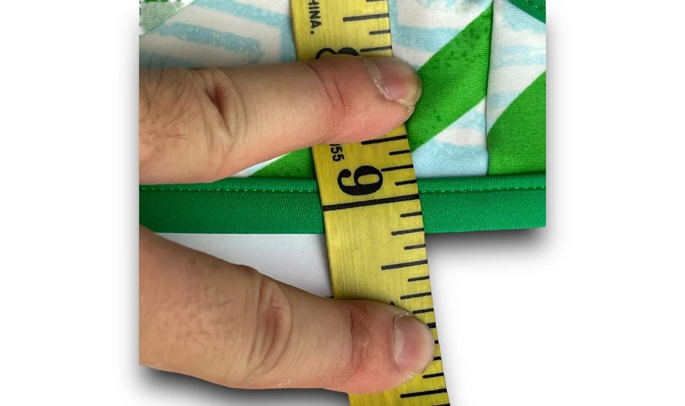 Conjunto de bikini Patagonia 2 piezas traje de baño para mujer talla extra pequeña XS verde azul Foto 4 de 4