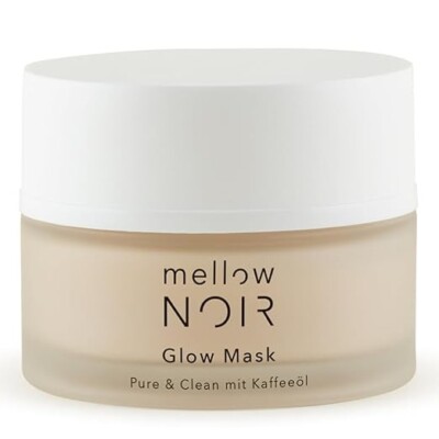 mellow NOIR Glow Mask 50 ml | Daily Night Cream | Reduces Visible Pores & Rednes