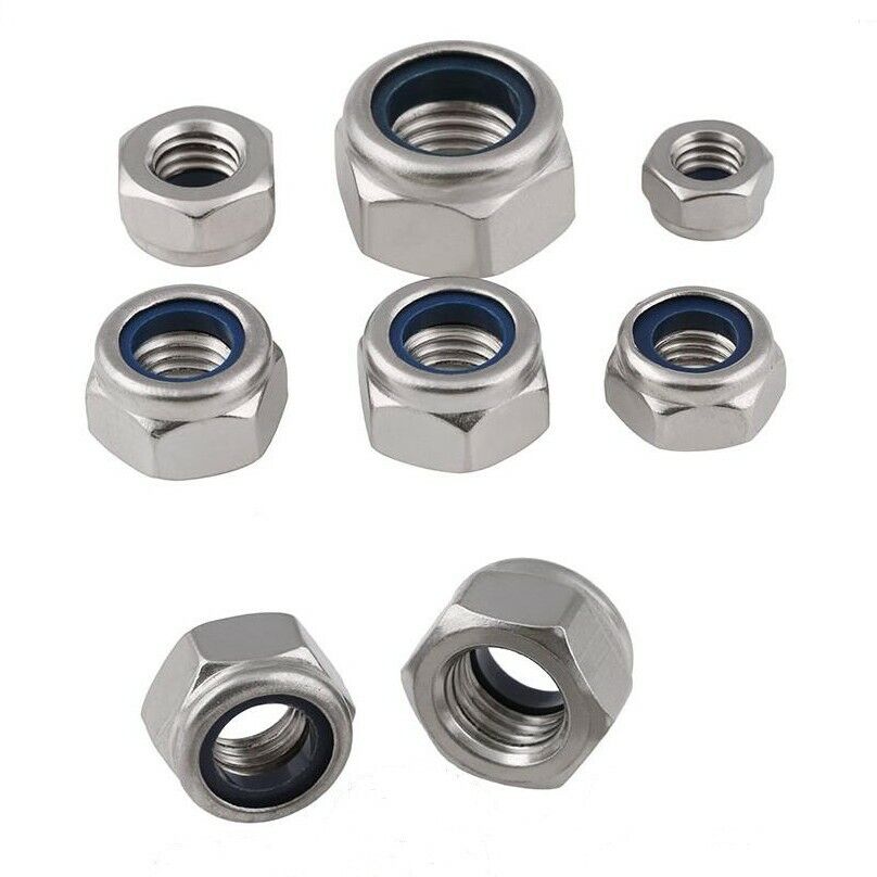 304/316 stainless steel Locknut DIN985 Hex Nuts Hexagon screw cap