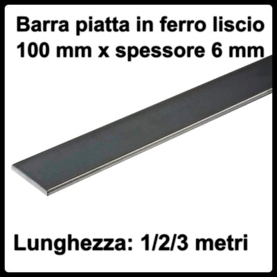 Barra piatta in acciaio 3/8 x 3/4 - stock in metallo - acciaio