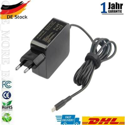 65W USB-C Ladegerät Netzteil für HP ChromeBook Spectre EliteBook x360 Elite X2
