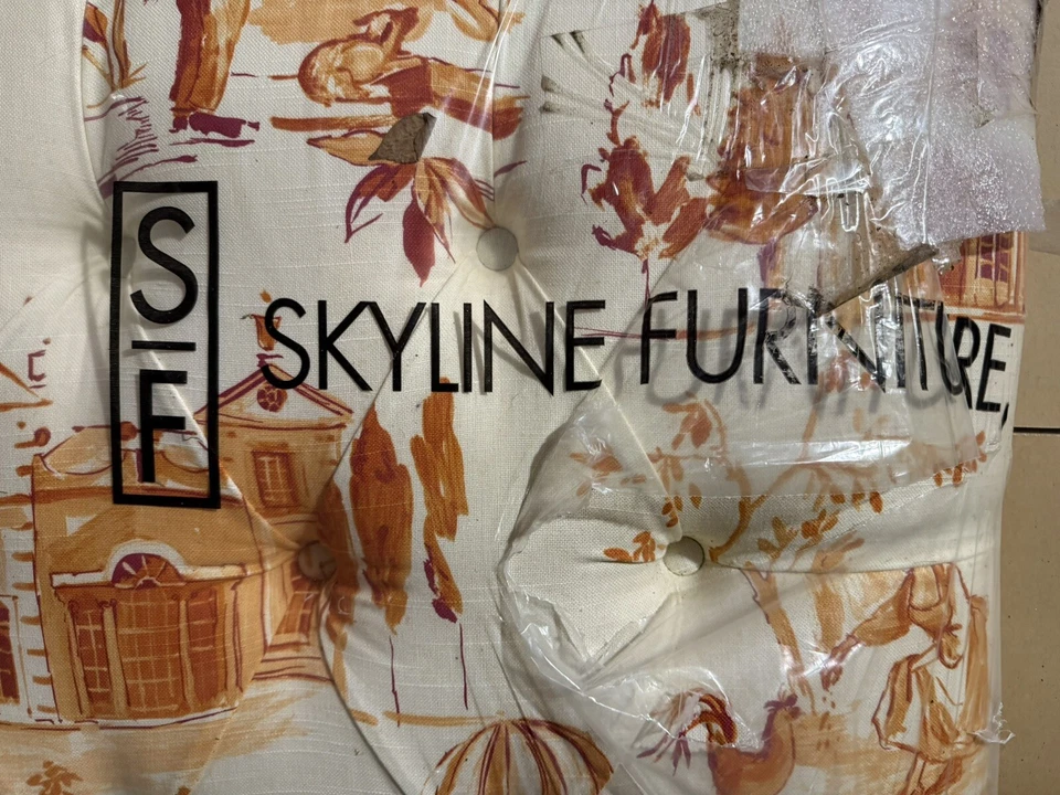 Upholstered Bed Headboard Only Full/Queen Bedroom  Never Used Pickup Only Noship - Image 3 of 4