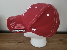 Alabama Crimson Tide 47 Brand Hat. White Stitch With Albama Embroidered On Back