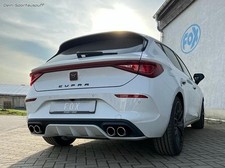 FOX Edelstahl Duplex Sportauspuff Cupra Leon 2.0l TSI VZ je 2x80mm abgeschrägt
