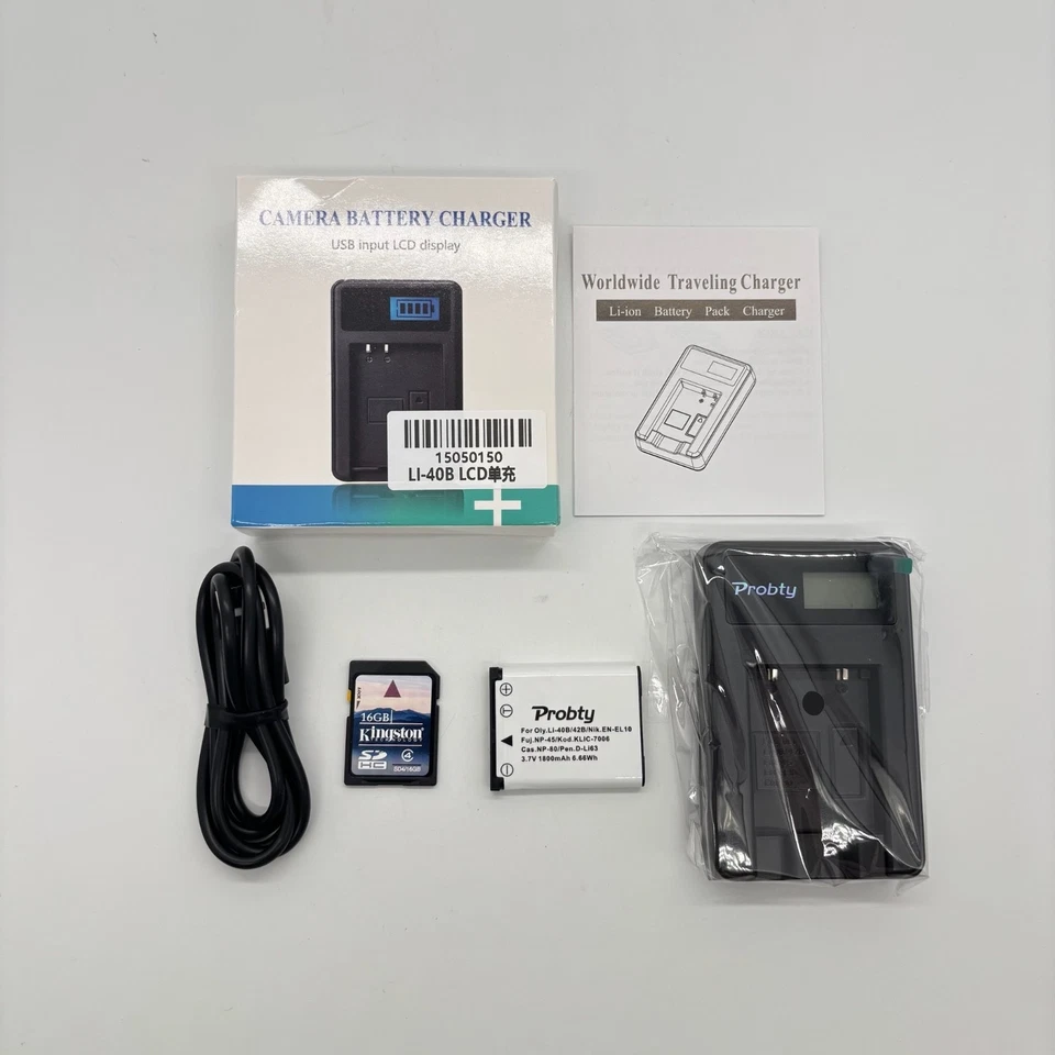 Fujifilm FinePix XP20 Digital Camera 14MP Compact w New Battery, SD Card Charger - Image 2 of 4