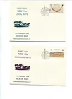 Isle of Man 1986 1st day 12p and 15p rate FDC, RPS No 244, 245