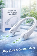 Portable Wearable Neck Fan Mini Fan Ultra-Quiet Battery Powered Outdoor Sports