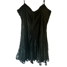 Altar D State Katria Black Lace Mini Dress Ladies Size 3X New With Tag
