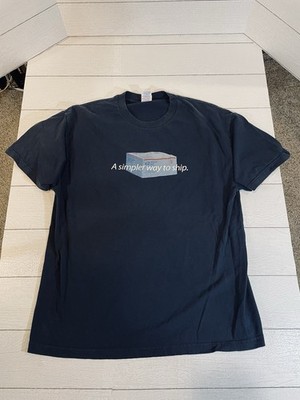 USPS T Shirt Priority Mail Shipping Promo Tee Vintage Mens XL Made USA Murina