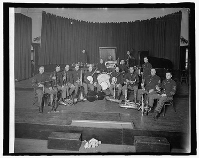 Photo:Marine Band Jazz Orchestra 1925 Military Brass Ensemble
