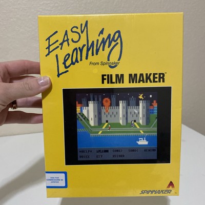Easy Learning From Spinnaker Film Maker Commodore 64 New / Sealed 