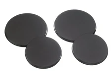 Mainstays Black Carbon Steel Burner Cover, 4 Count Fast Delivery