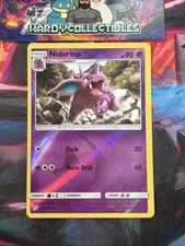 Pokemon Card Nidorino Team Up Reverse Holo 58/181 NM
