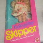 Mattel Babysitter Skipper Barbie Doll Blonde Wavy Hair Blue Eyes Vintage Boxed