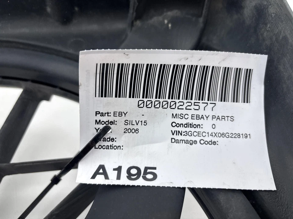 2005-2007 Chevrolet Silverado 1500 Radiator Cooling Fan Motor Assembly OEM - Image 4 of 4