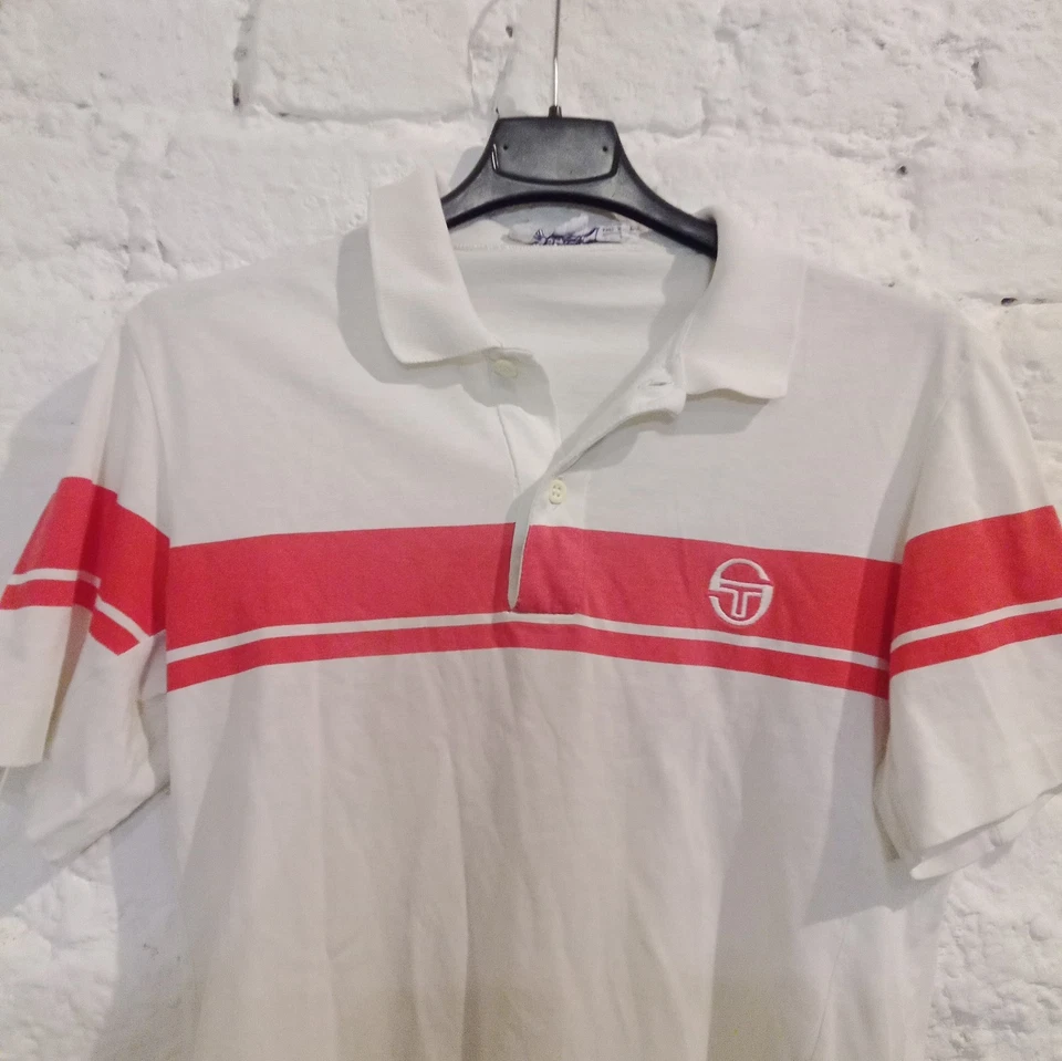 SERGIO TACCHINI JOHN McENROE Vintage 80s Maglia Tennis Shirt II S Made in Italy - Bild 3 von 4